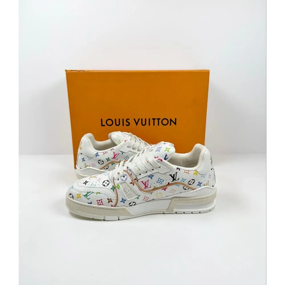 Size 7UK/8US - Louis Vuitton Takashi Murakami White